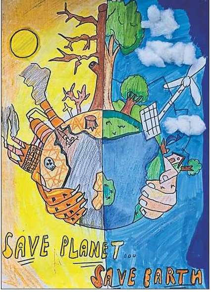 鮮やかな芸術作品と心を奪われる詩