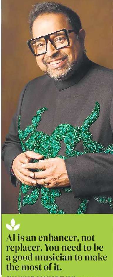 Shankar Mahadevan uses AI to create song, says it’s nothing to fear