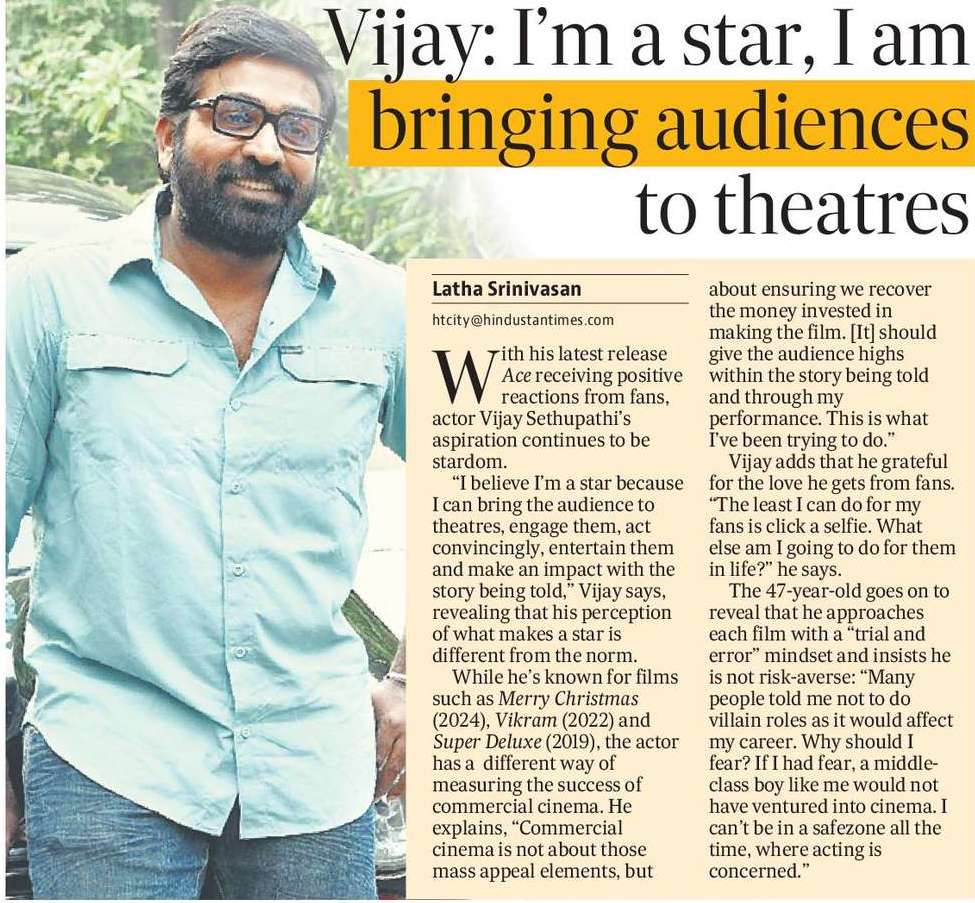 Vijay: I’m a star, I am bringing audiences to theatres
