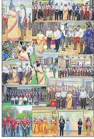 ロヒニのセントエンジェルス学校が盛大な叙任式を開催