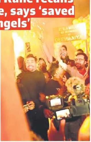 Harshvardhan Rane recalls wrap party fire, says ‘saved by guardian angels’