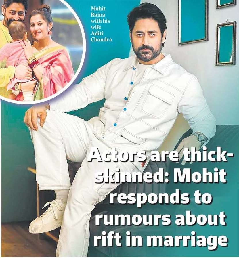Actors are thick-skinned: Mohit responds to rumours about rift in marriage