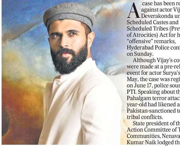 Vijay booked under SC/ST Act for ‘insensitive’ remarks against tribals