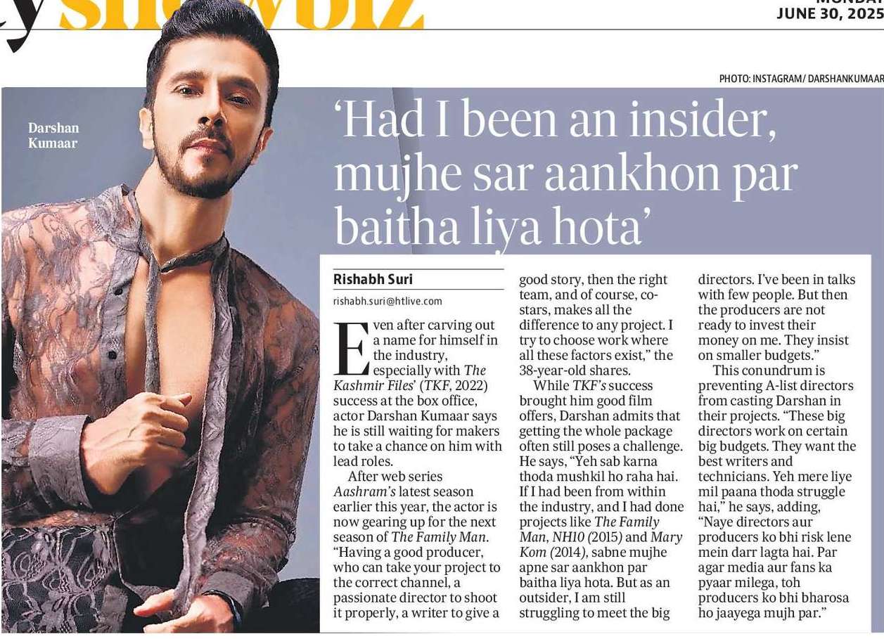 ‘Had I been an insider, mujhe sar aankhon par baitha liya hota’ ‘Had I been an insider, mujhe sar aankhon par baitha liya hota’