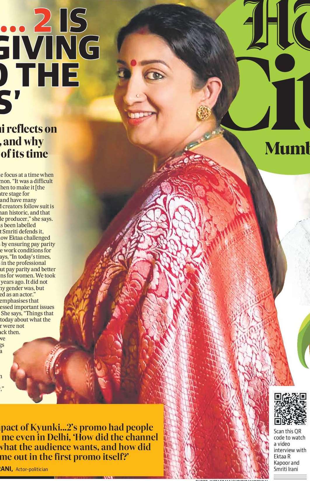 ‘KYUNKI... 2 IS
ABOUT GIVING
BACK TO THE
VIEWERS’