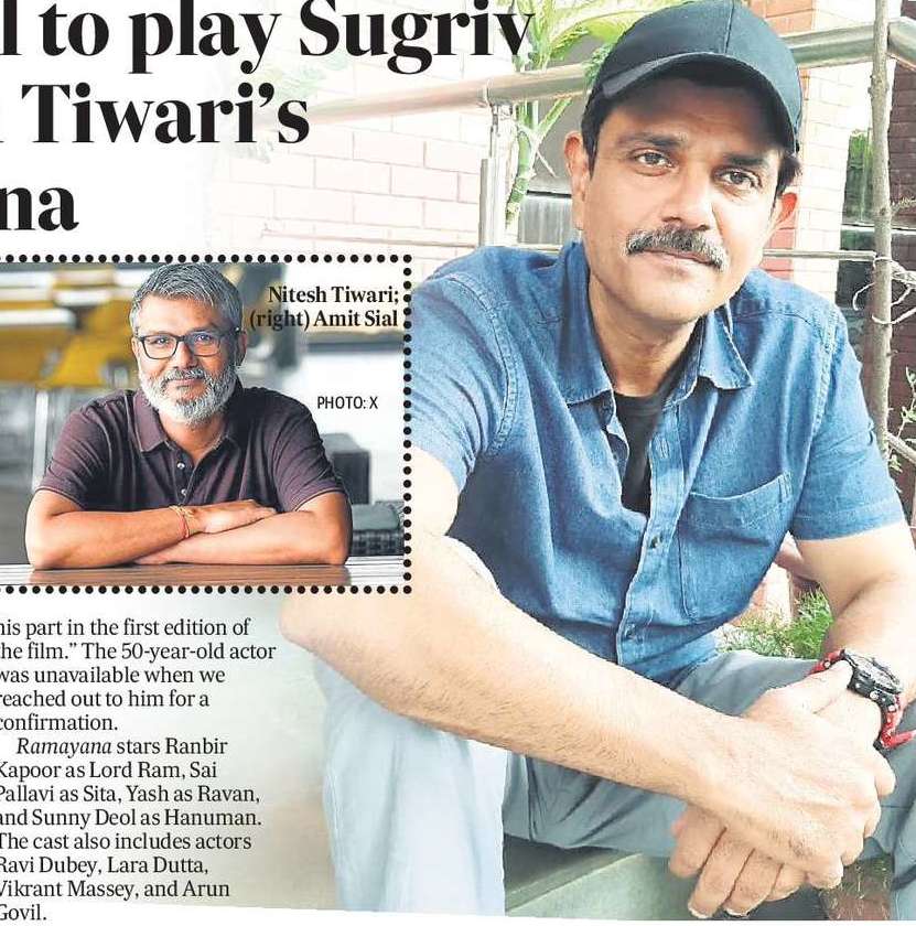 Amit Sial to play Sugriv in Nitesh Tiwari’s Ramayana